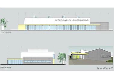 Hörmann Bauplan_Referenz_Sozial_Gesellschaftsbau_Neubau Gewichtheberhalle