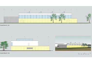 Hörmann Bauplan_Referenz_Sozial_Gesellschaftsbau_Neubau Gewichtheberhalle